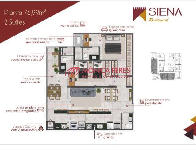 Apartamento, 2 quartos, 76 m² - Foto 7