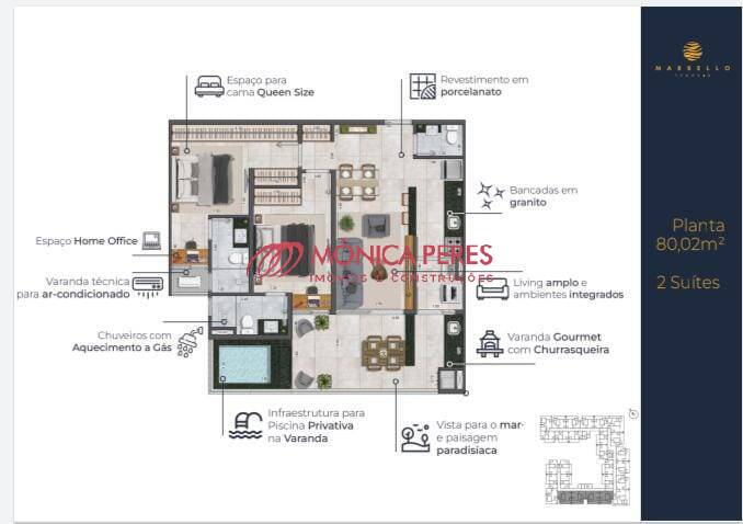 Apartamento, 2 quartos, 70 m² - Foto 13